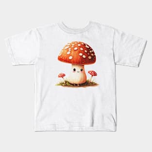 Quaint Little Mushroom Kids T-Shirt